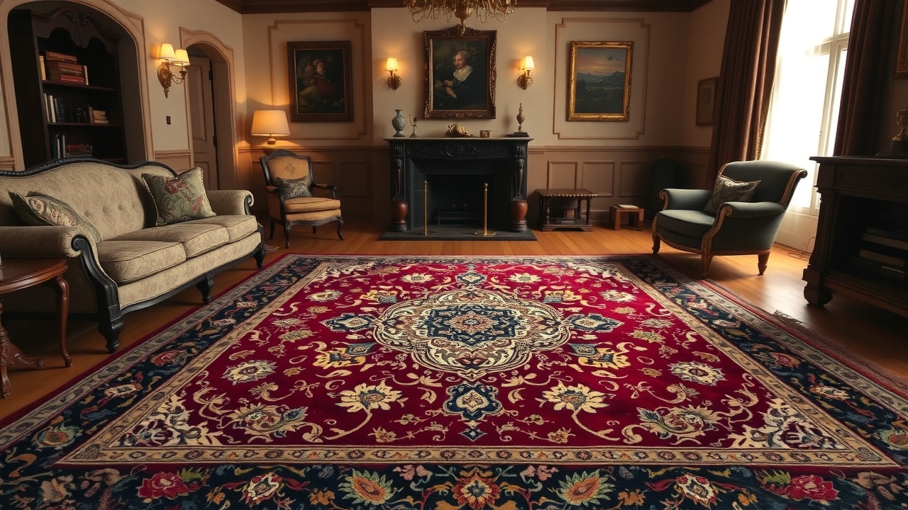 Covoare clasice pentru living: stiluri și materiale recomandate