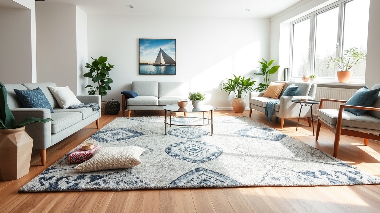 Ce tipuri de covoare sunt cele mai potrivite pentru un living modern