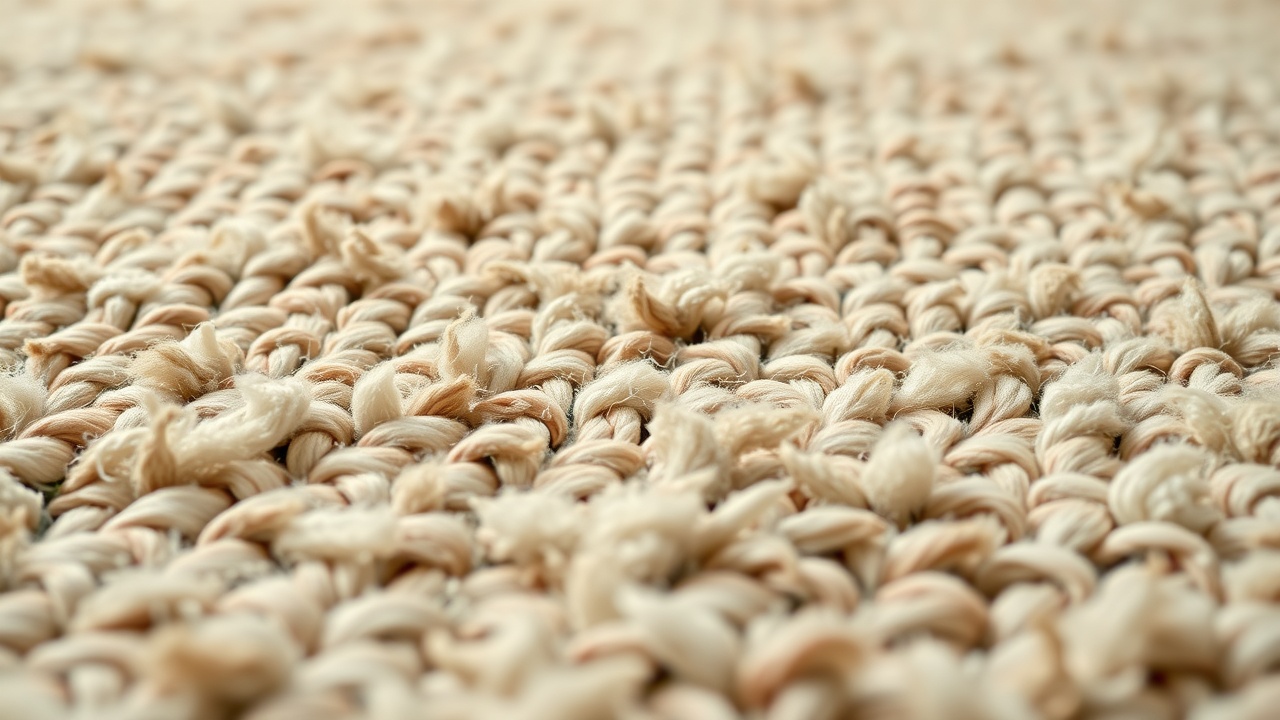 Detaliu textură covor lână 200x300 cm pentru living durabil și confortabil