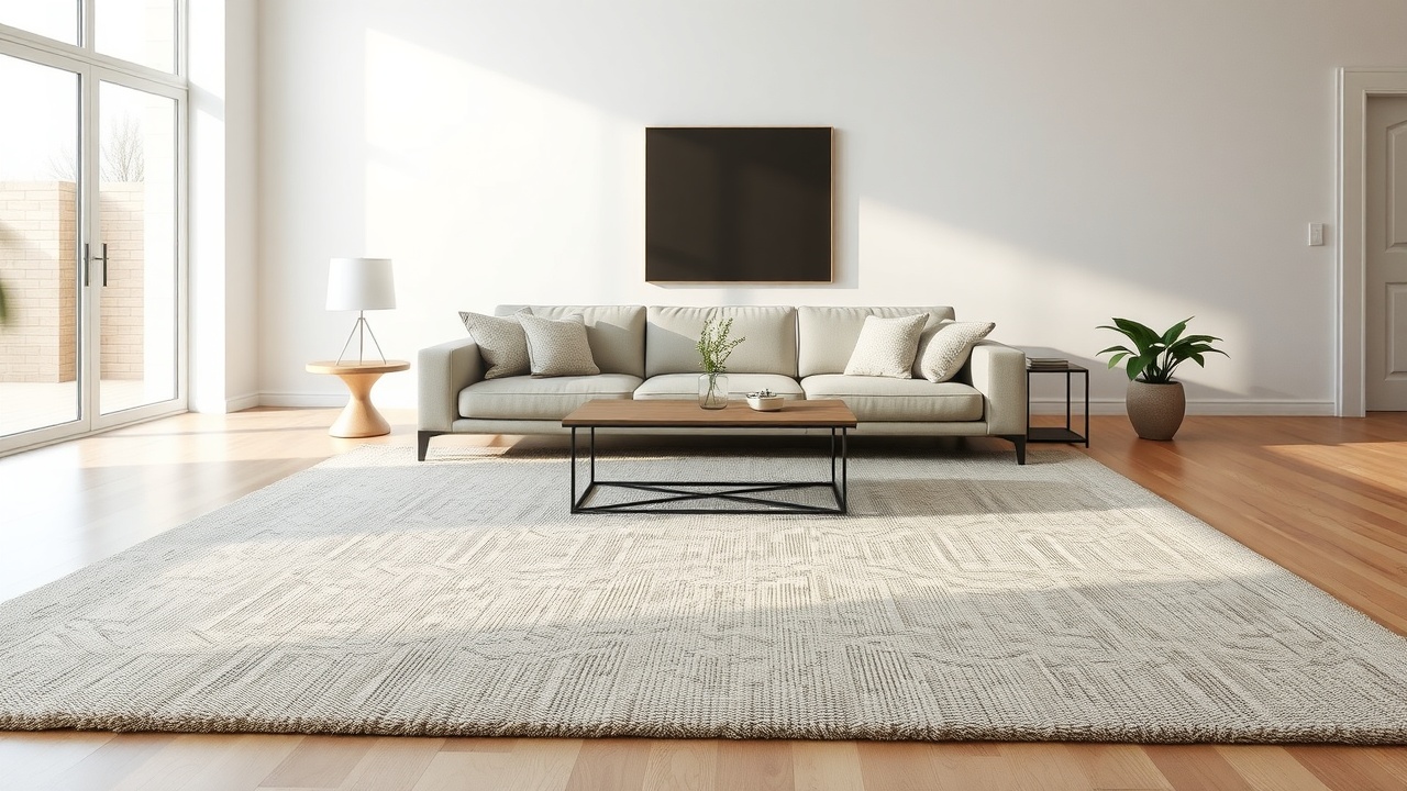Covoare pentru living modern: stiluri și materiale potrivite