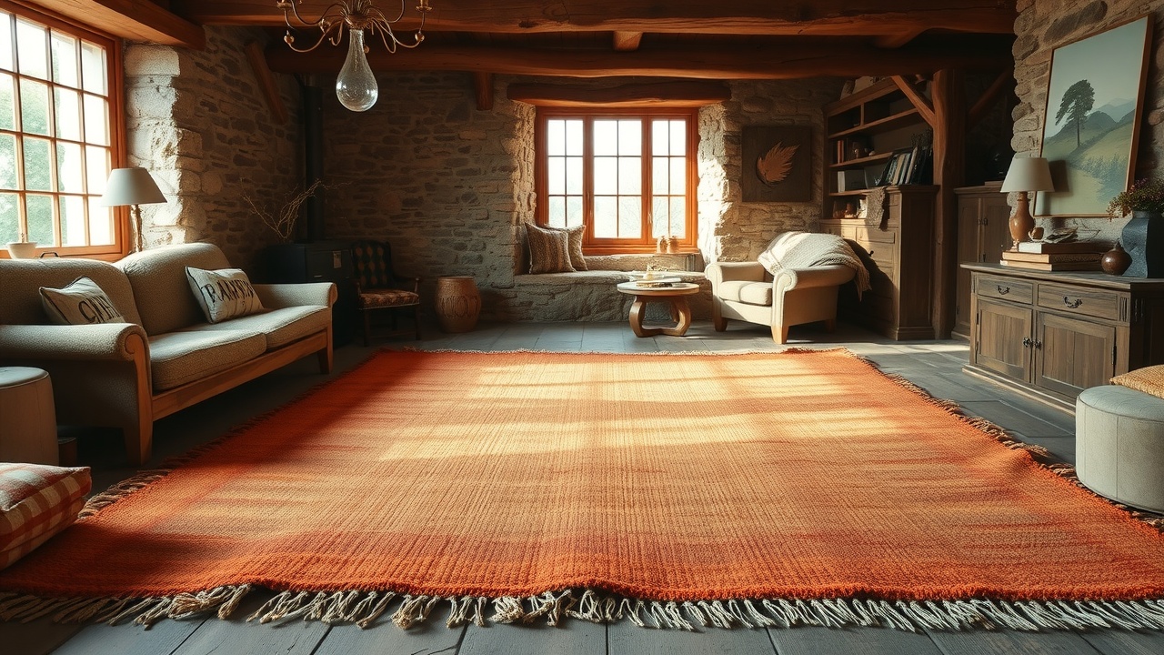 Ce stiluri de covoare se potrivesc unui interior rustic