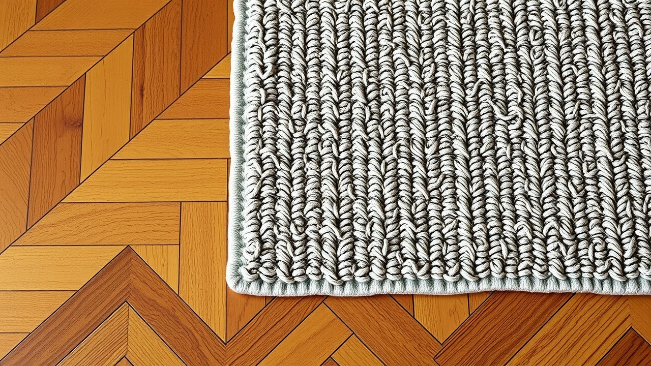 Detaliu textură covor living 200x300 cm, densitate fire și calitate material